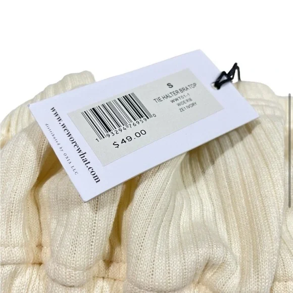 NWT WeWoreWhat X Revolve Halter Top - Picture 4 of 12